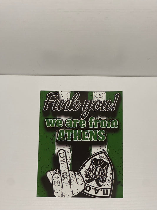 PAO STICKER ANTI PAOK 2